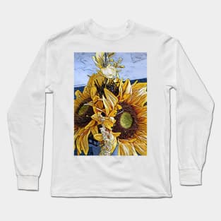 Sun Flower Day, Sun Flower Prints, Yellow Flower, Totes, Bedding, Bath, Kitchen Goods, Home Accents, Sun Flower Decor, Yellow floral Decor Long Sleeve T-Shirt